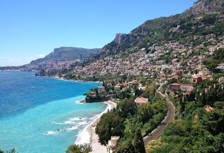 Charmant 2 Pieces Vue Sur Mer Et Monte-Carlo A Roquebrune Cap Martin Екстер'єр фото