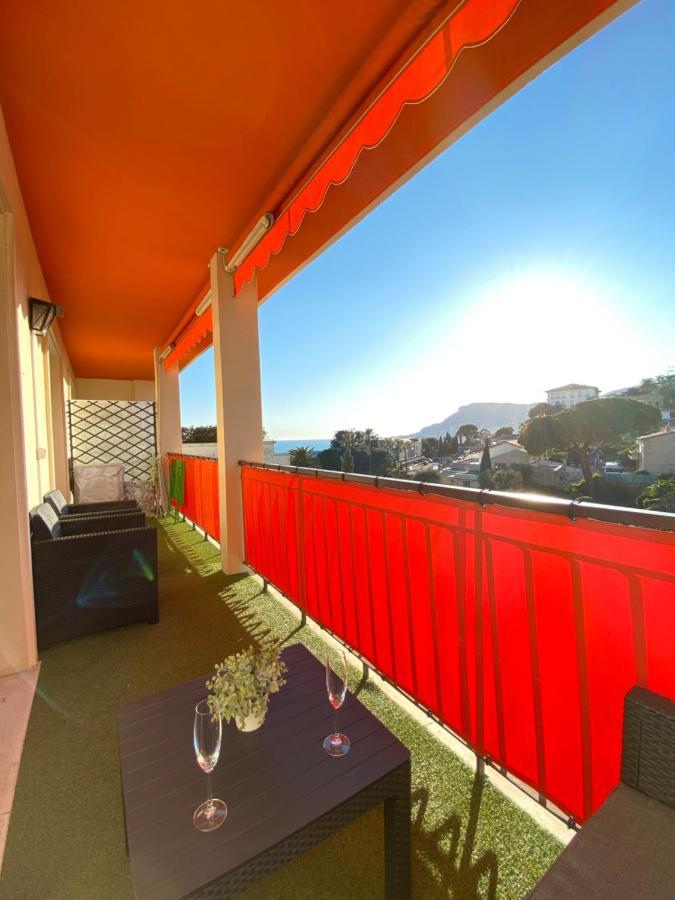 Charmant 2 Pieces Vue Sur Mer Et Monte-Carlo A Roquebrune Cap Martin Екстер'єр фото