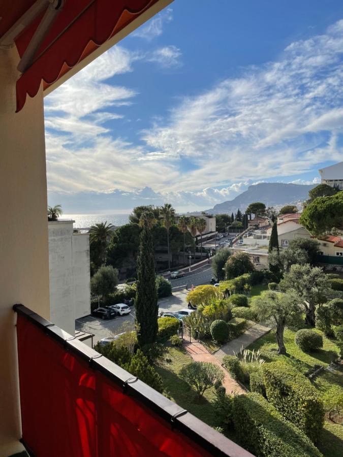 Charmant 2 Pieces Vue Sur Mer Et Monte-Carlo A Roquebrune Cap Martin Екстер'єр фото