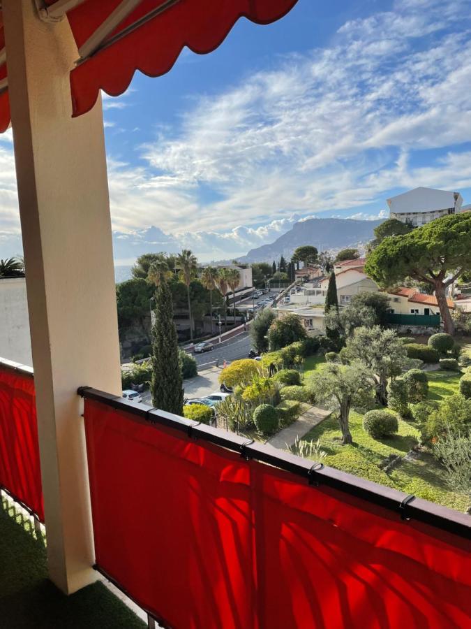 Charmant 2 Pieces Vue Sur Mer Et Monte-Carlo A Roquebrune Cap Martin Екстер'єр фото